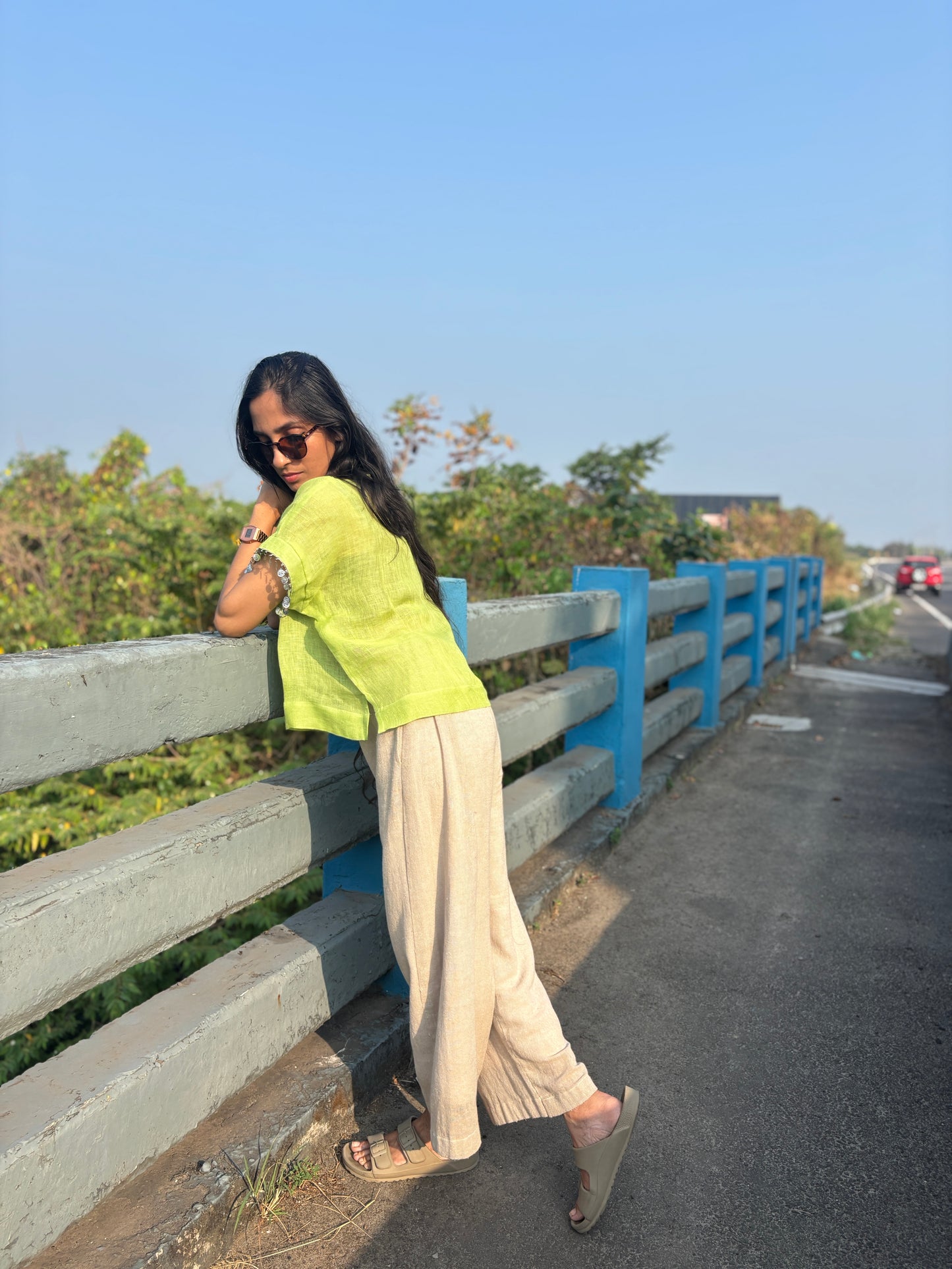 Luxury Coin Detailed Caftan Croptop & Bottom Combo