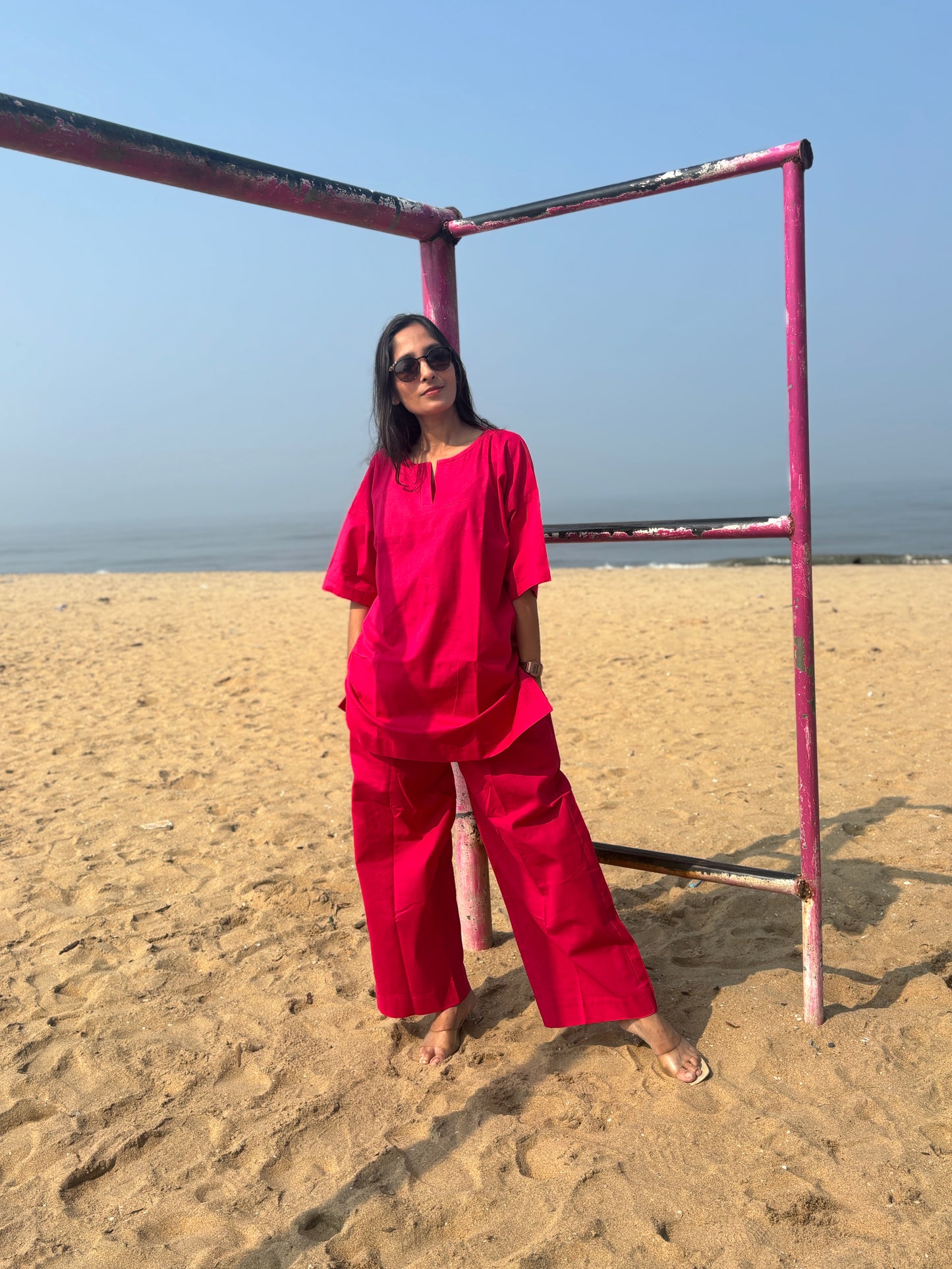 Luxury Cotton Linen Oversized Coord