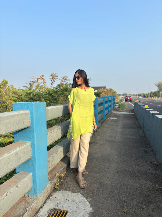 Luxury Medium Length Coin Detailed Tunic with Bottom