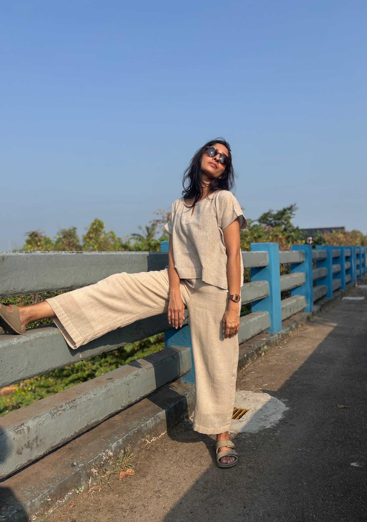 Luxury Caftan Croptop Coordset -  Premium Jute