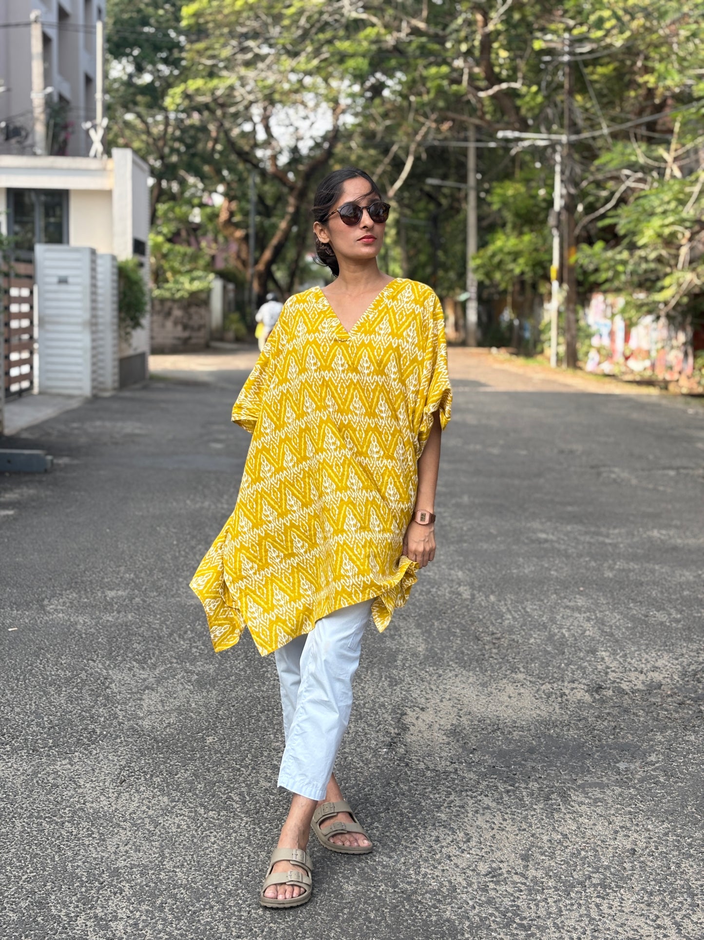 Anokha Cotton Caftan Dress