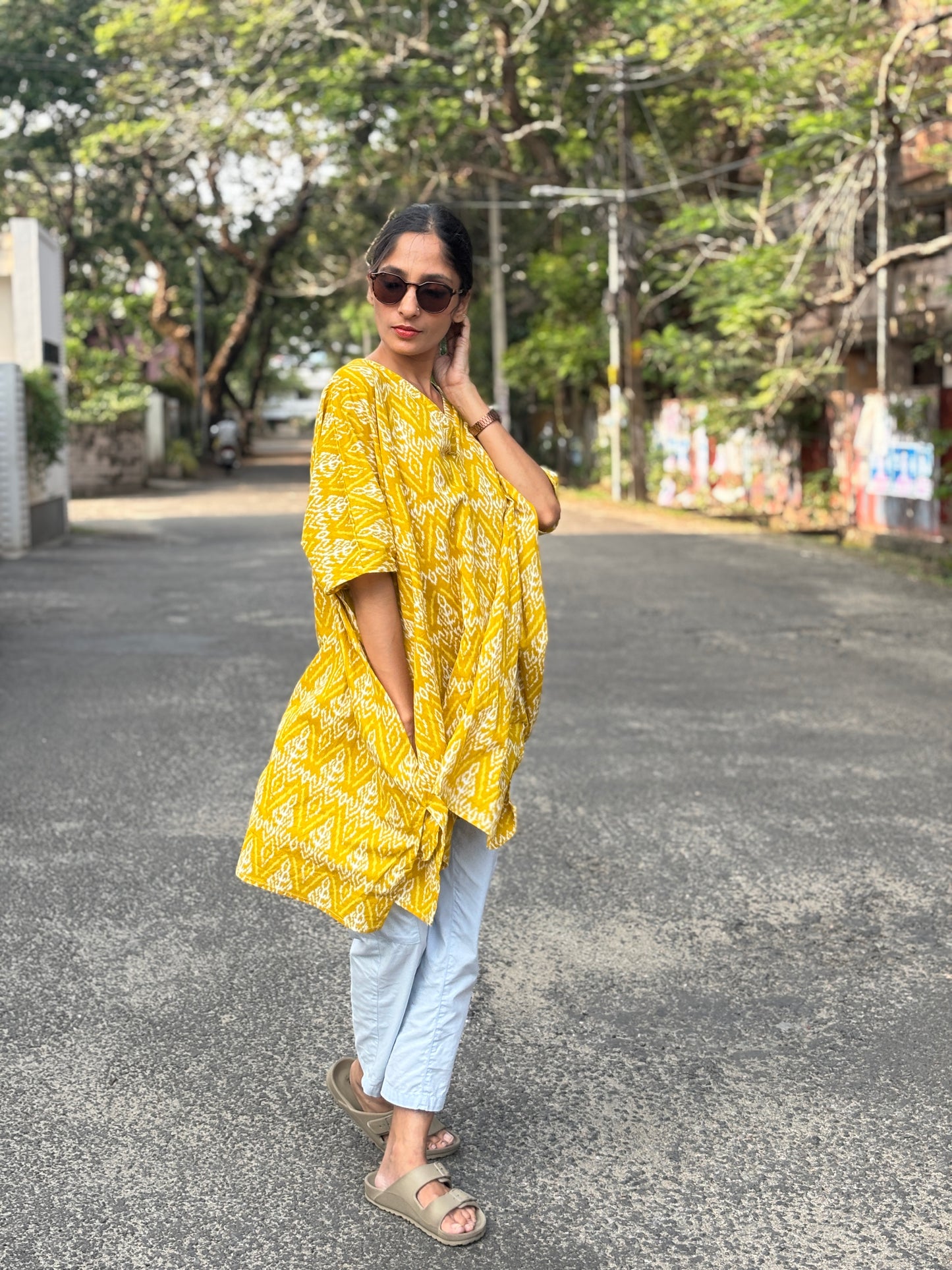 Anokha Cotton Caftan Dress